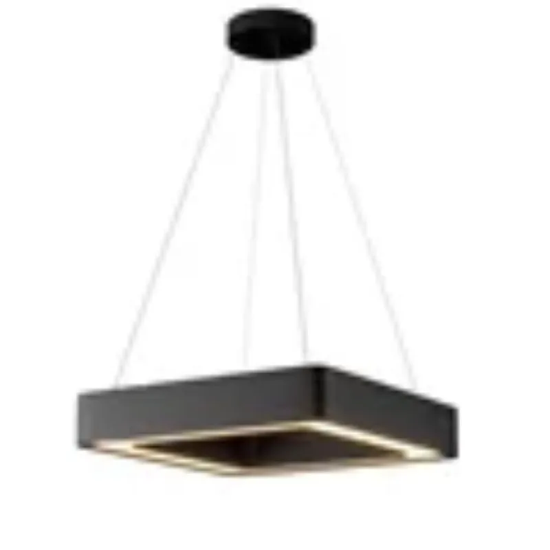 Pendente Vuotto Led 37w Preto Orluce 3000k