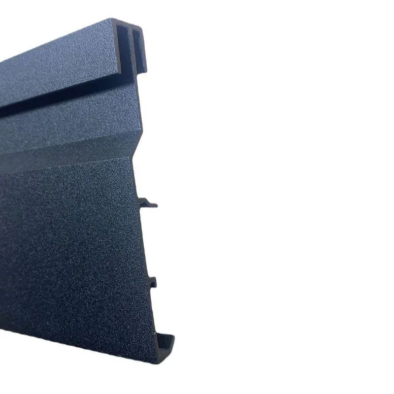 Perfil Sobrepor Rodape 10w 2700k 12v Preto Lm1984 Lumanti