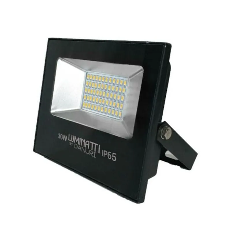 Refletor Led Luz Verde 30W Bivolt Preto LUMINATTI REFLETOR LED 30W VERDE LUMINATTI BIVOLT