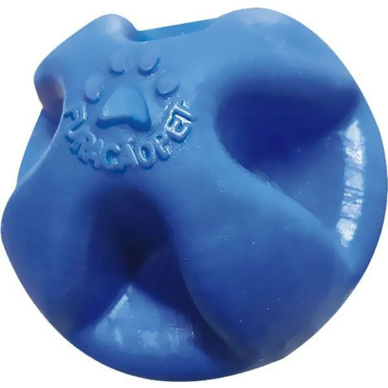 Brinquedo Para Pet Bola Macica Super Ball 80Mm Azul