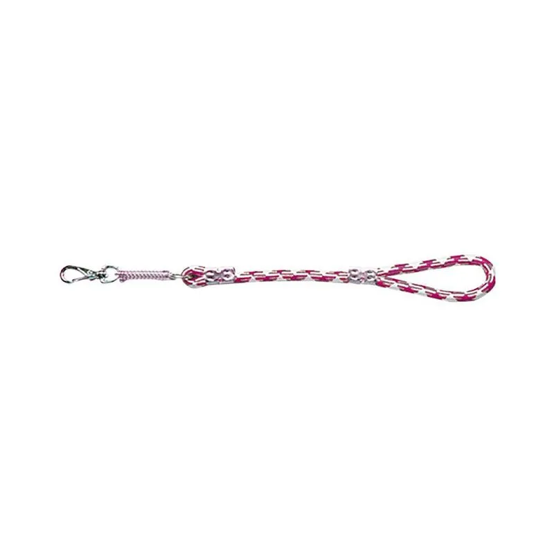 Guia Furacão Pet Corda Roliça Com Amortecedor Rosa Para Cães - 35cm