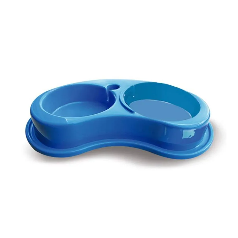 Comedouro Duplo Furacão Pet Anti-Formigas Joy Azul para Cães - 1500ml