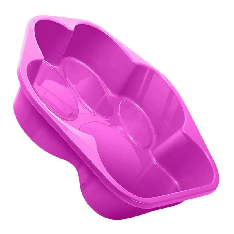 Bandeja Higiênica Gato Cor Rosa Formato Pata Furacão Pet