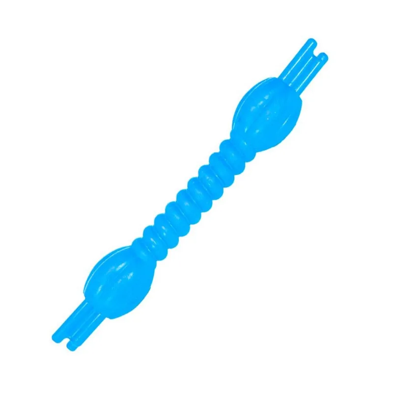Brinquedo Furacão Pet Bastão Torcido De Borracha Maciça Azul Para Cães