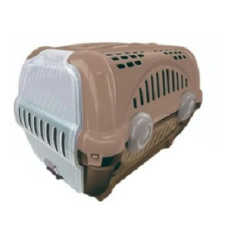 Caixa De Transporte Furacao Pet Luxo Marrom (export) N1