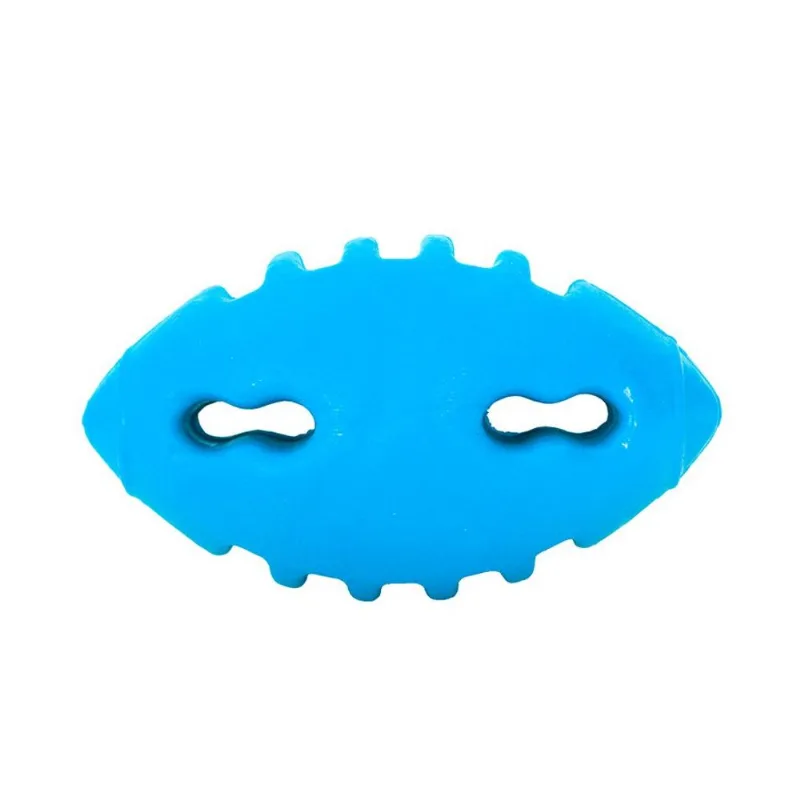 Brinquedo Furacão Pet Bola De Borracha Maciça Futebol Americano Azul Para Cães