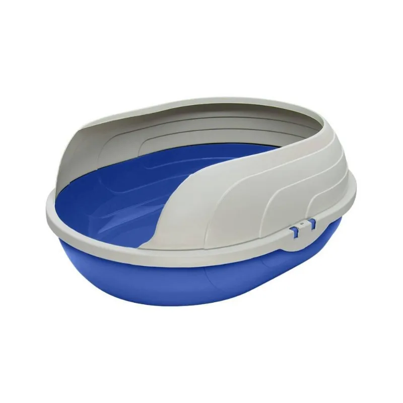 Bandeja Higiênica Furacão Pet Para Gato Com Arco Prime Azul