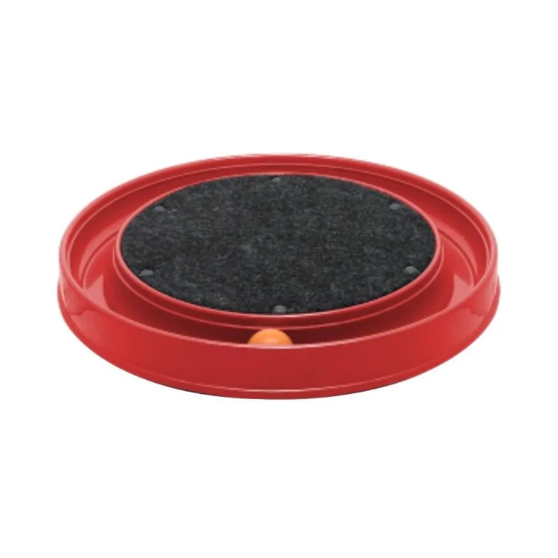 Arranhador Para Gato Furacão Pet Redondo Vermelho
