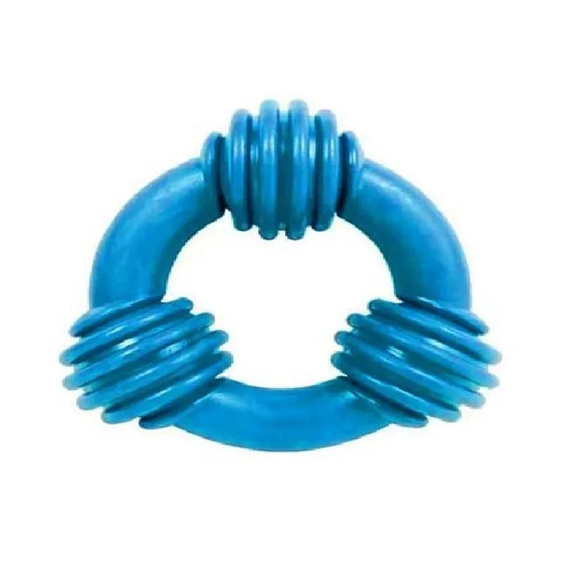 Anel Maciço Borracha Furacão Pet Especial N1 Azul P