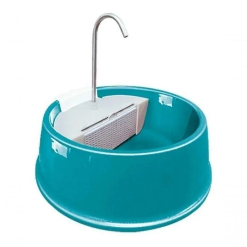 Fonte Bebedouro Gatos Cães Automático Joy Furacão Pet Bivolt - Verde