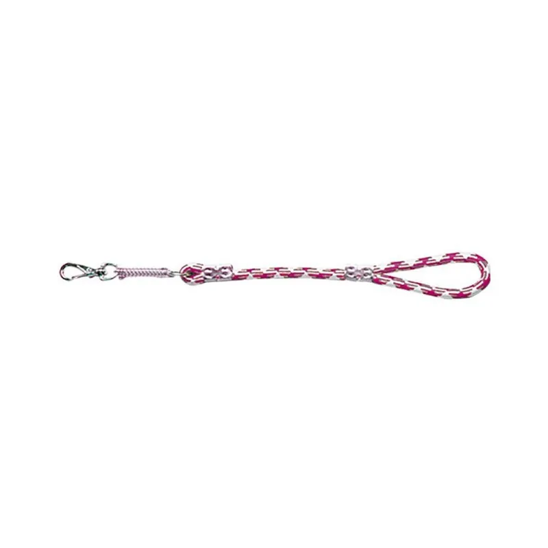 Guia Furacão Pet Corda Roliça Com Amortecedor Rosa Para Cães - 1,50m