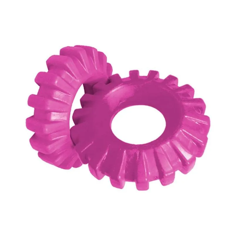 Brinquedo Furacão Pet Pneu Slick Rosa para Cães