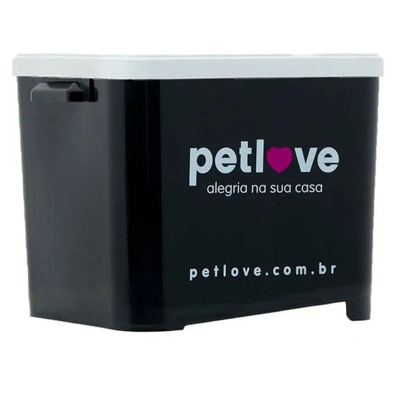 Porta Ração Petlove Preto - 15 Kg