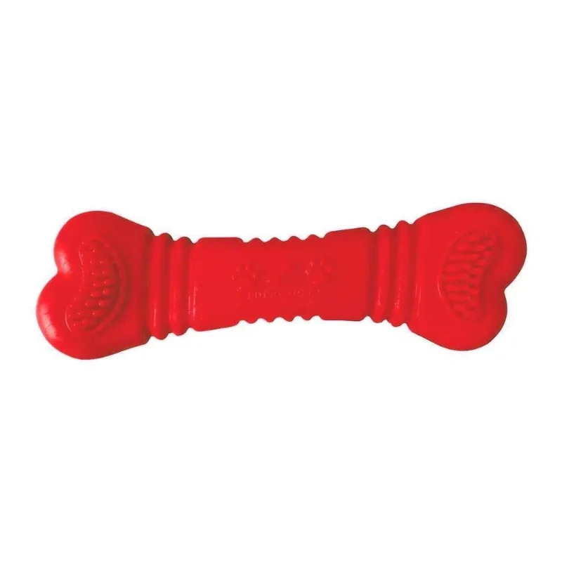 Osso Furacão Pet Furacaobone Borracha Vermelho P