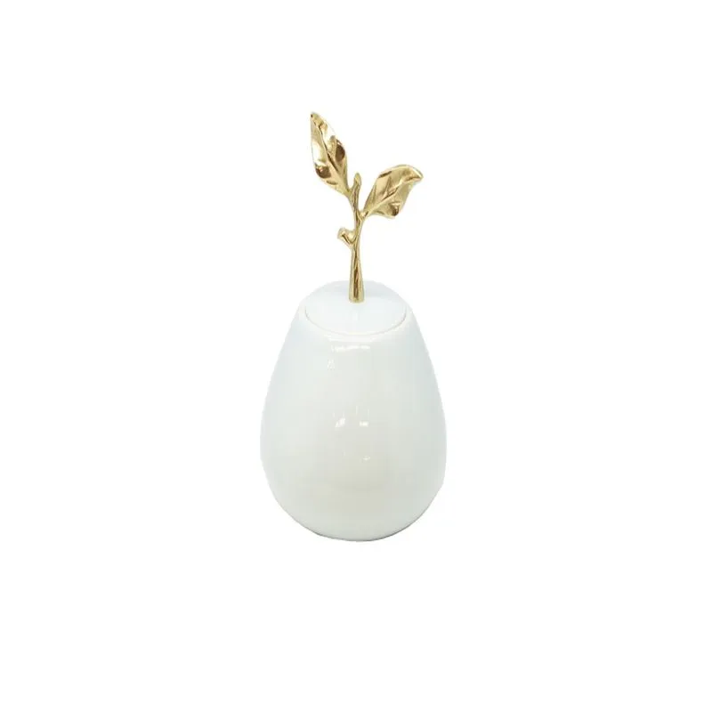 Pote Decorativo Cerâmica Verde Claro Pequeno