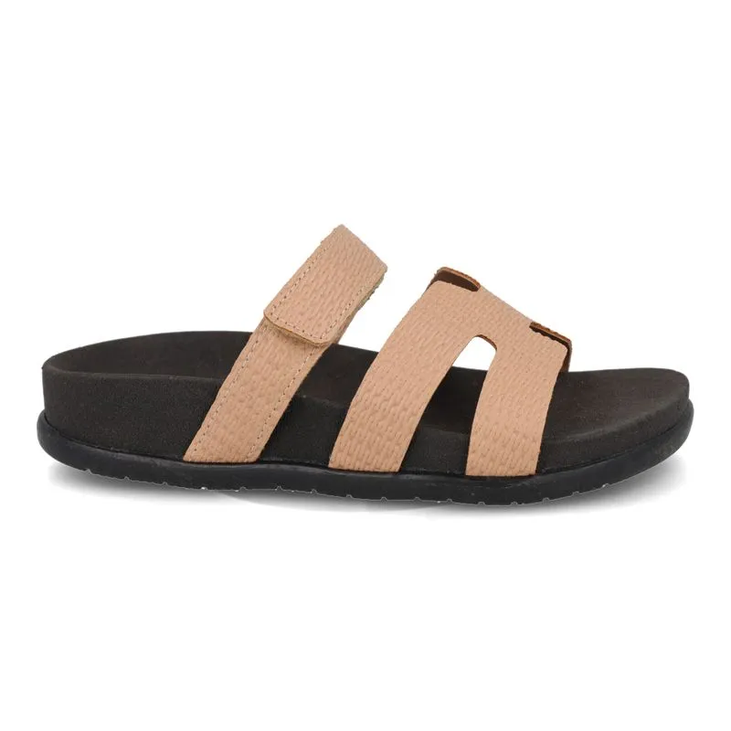 Tamanco Papete M Shuz Kids Tira Larga Infantil Bege NUDE/PRETO - 28