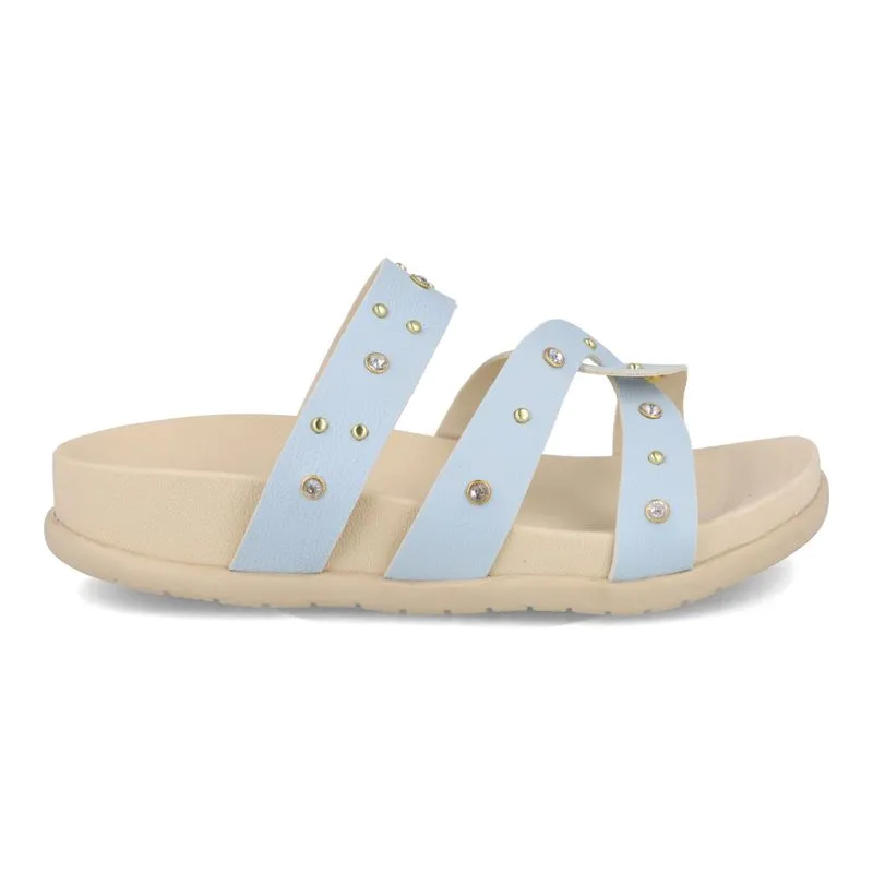 Tamanco Papete M Shuz Kids Spike Infantil Azul AZUL - 29