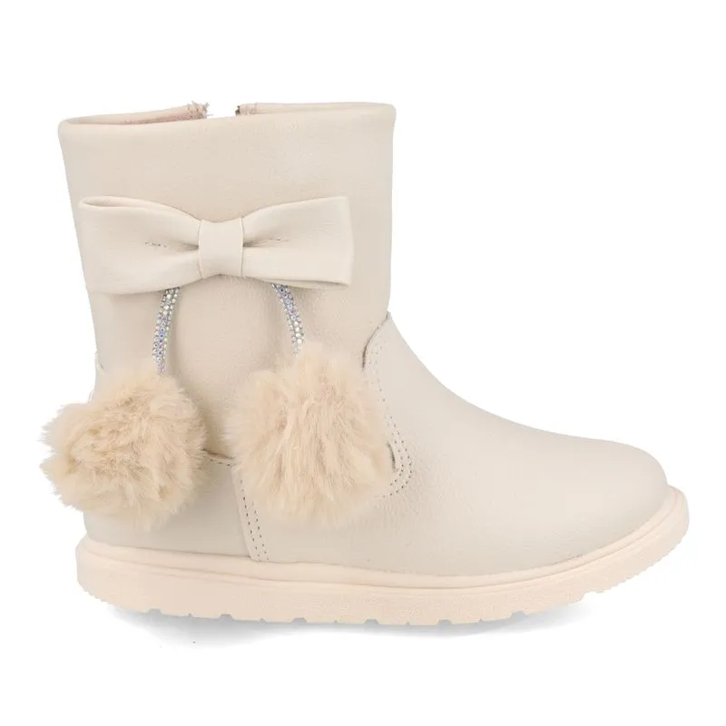 Bota Infantil M Shuz Kids Casual Off White 24
