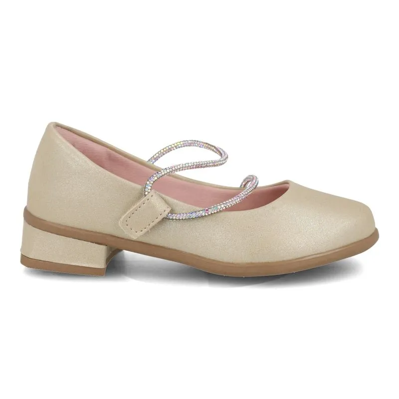 Sapatilha Infantil M Shuz Kids Dourada 30