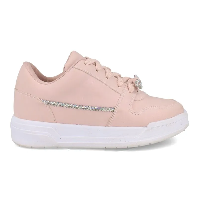 Tênis Casual M Shuz Kids Infantil Rosa 32