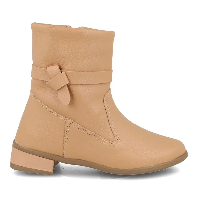 Bota M Shuz Kids Casual Nude Infantil 33
