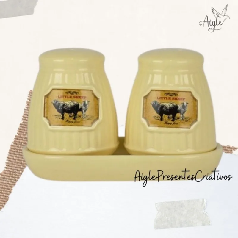 Conjunto Saleiro E Pimenteiro