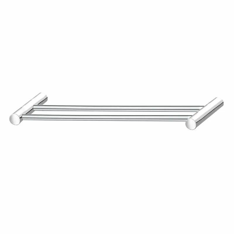 Porta toalha duplo metal Luxo Plus