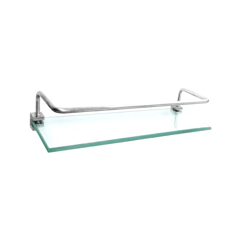 Prateleira em Vidro com Proteção Prátika 821PK Grego Metal
