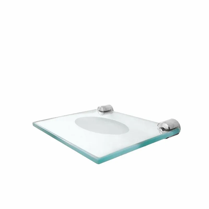 Saboneteira de Vidro Luxo Slim 518LSA Grego Metal