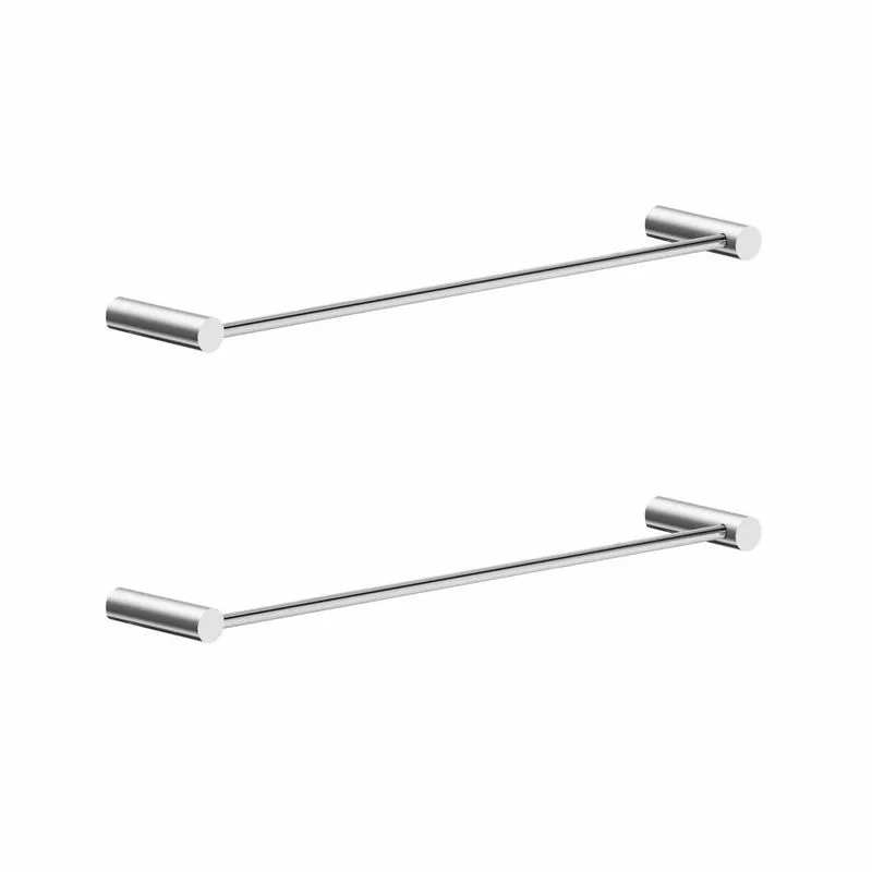 Toalheiro De Rosto Para Banheiro Kit 2 Peças Orion Prata