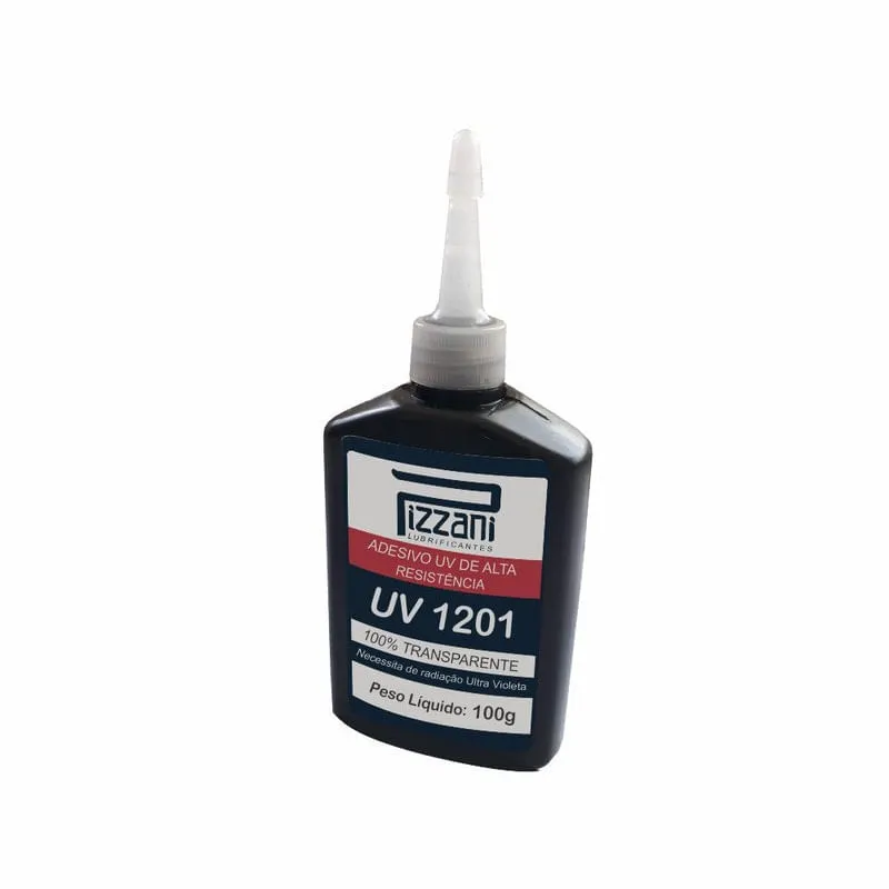Cola Uv 1201 Para Vidro/Metal/Madeira/Plástico 100G Pizzani