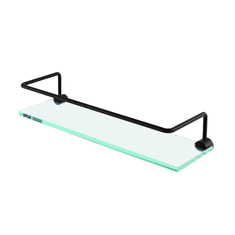 Porta Shampoo Fenda Proteção Orion Preto Fosco Grego Metal