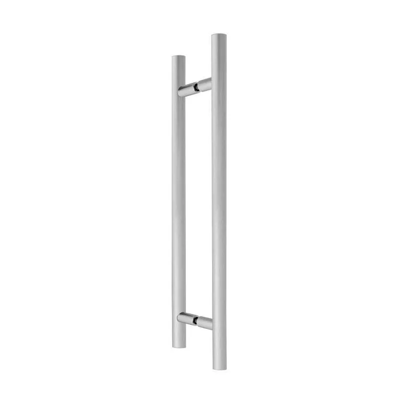 Puxador Para Portas Em Aço Inox Escovado Egeu Grego Metal 120cm