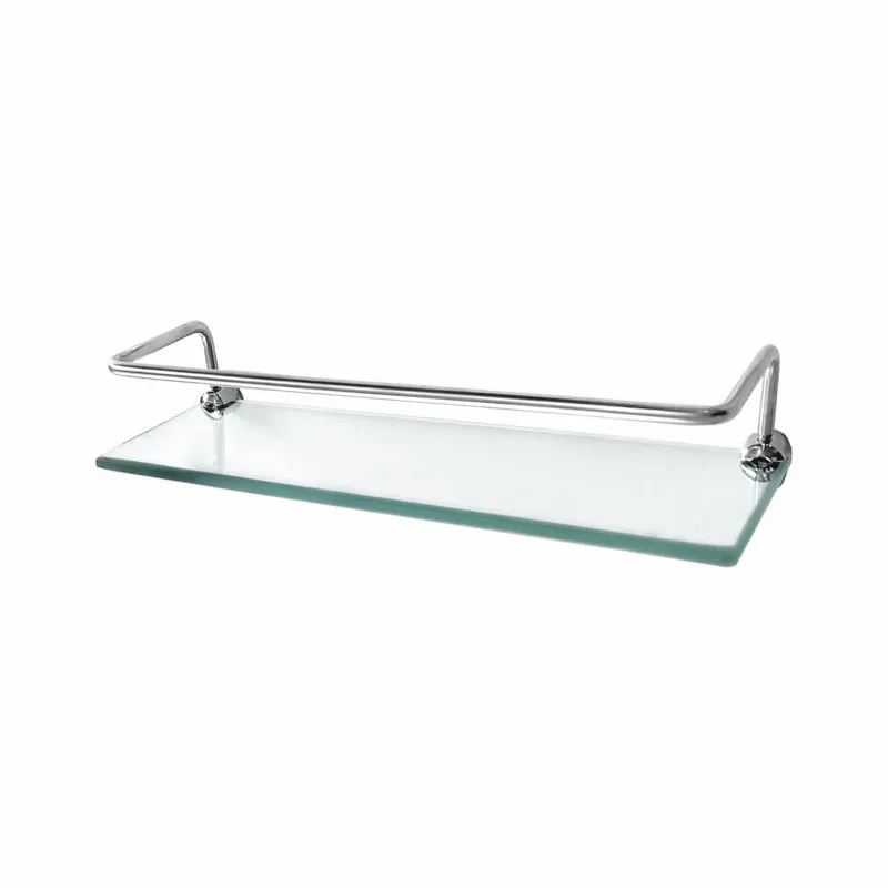 Prateleira em Vidro com Proteção Luxo Slim 521LS Grego Metal