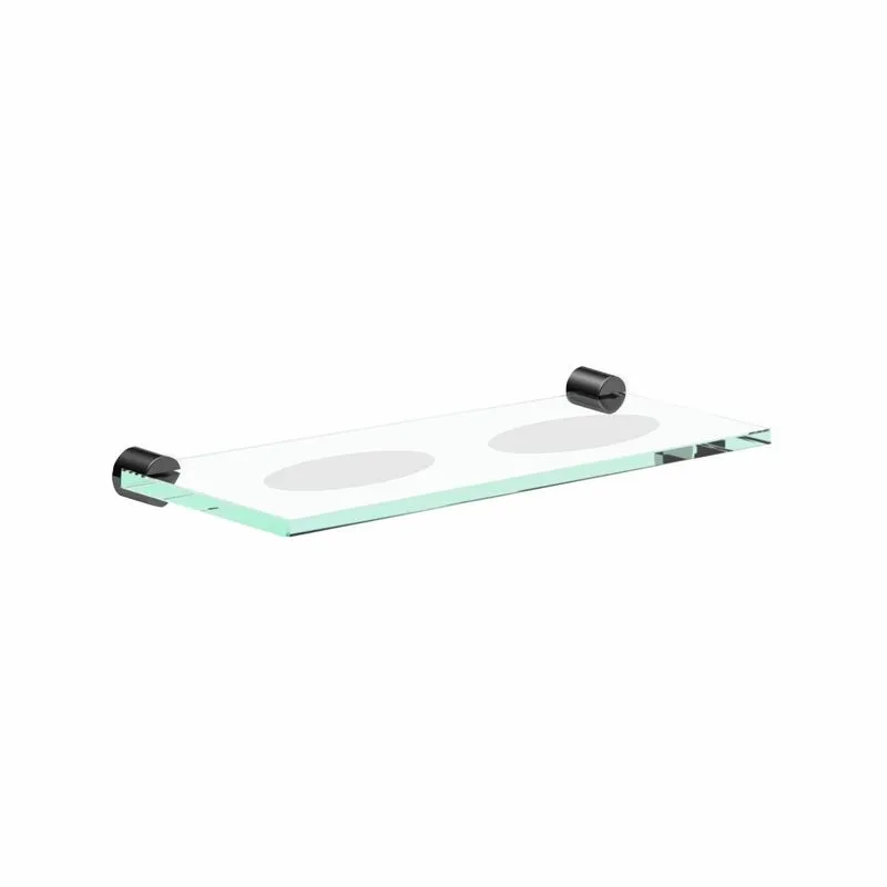 Saboneteira Dupla Para Banheiro Suporte Redondo Grego Metal Preto Modelo Orion