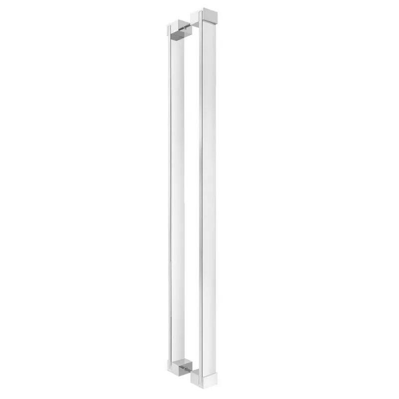 Puxador Para Portas Em Aço Inox Alto Brilho Apolo Grego Metal 200cm