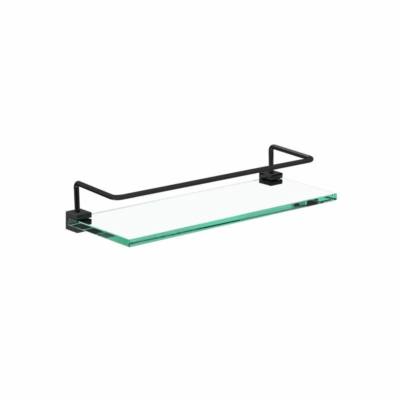 Porta Shampoo Base Proteção Troia Preto Fosco Grego Metal