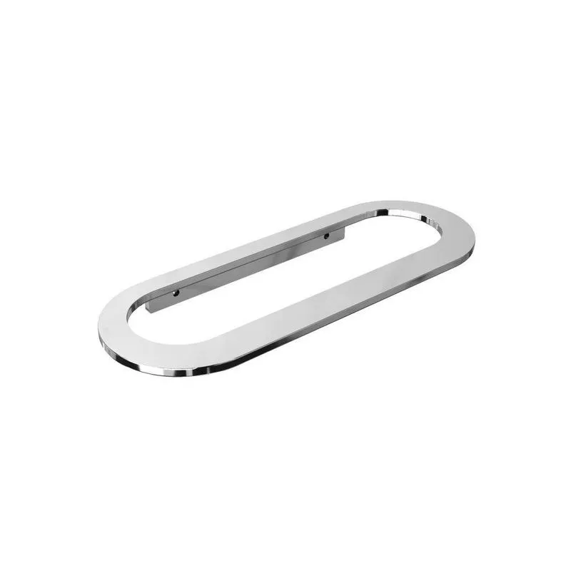 Porta Toalha Toalheiro Para Banheiro Alto Brilho Agata 35cm