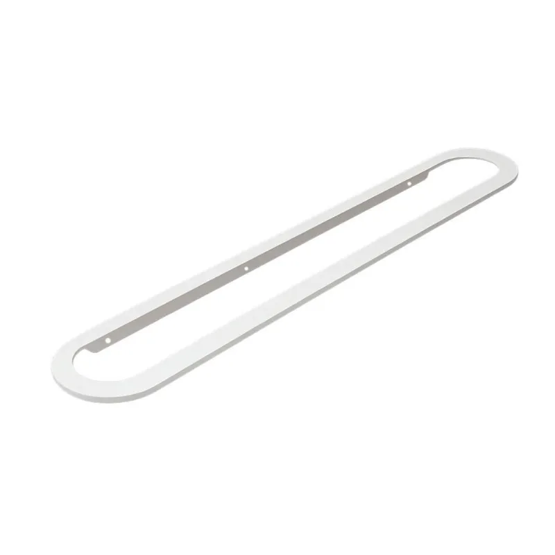 Porta Toalha Toalheiro Para Banheiro Branco Agata 65cm