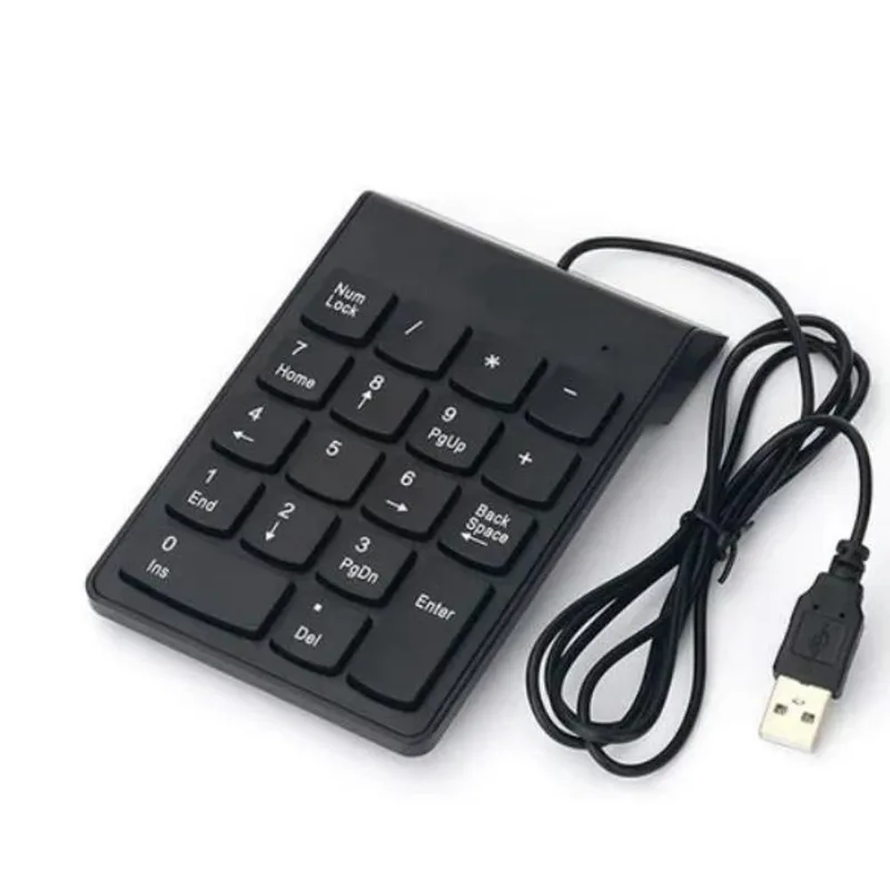 Com Fio Usb Teclado Numérico Slim Mini Número Pad Digital