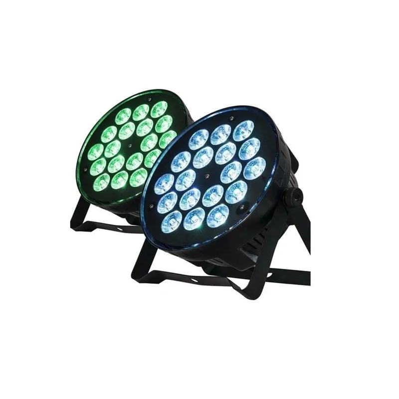 Par LED 18X12 rgbwa slim Plástico BX432