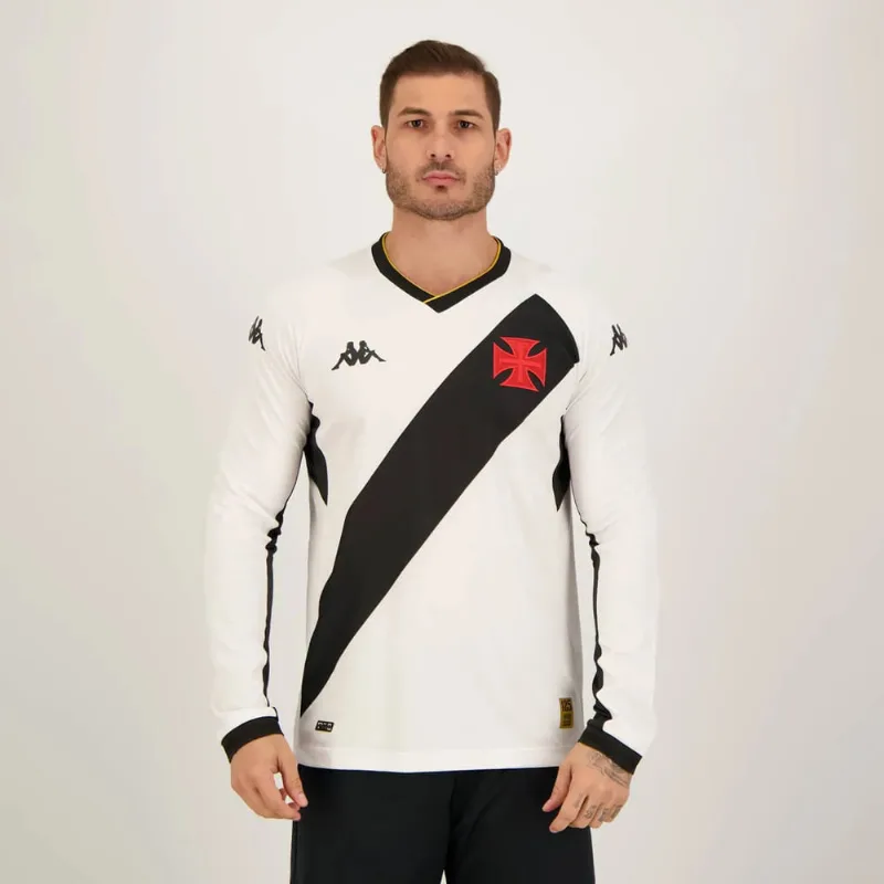 Camisa Kappa Vasco Manga Longa-masculino