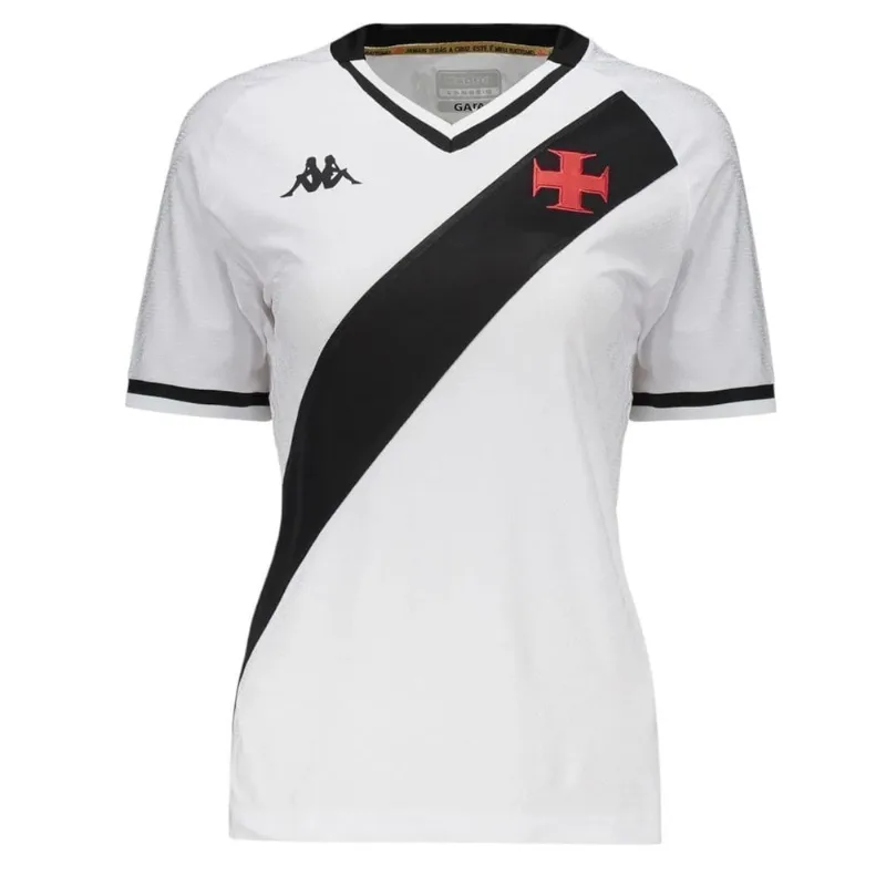 Camisa Kappa Vasco II 2025/26 Feminina GG / Branco
