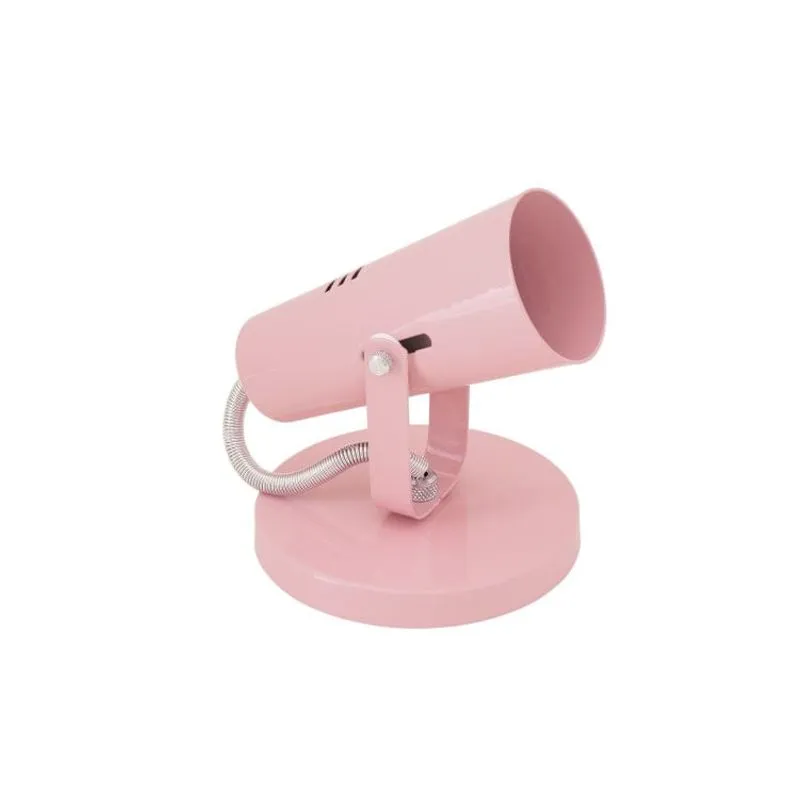 Spot Alumínio Cônico Articulável Isadora Design Rosa Bebê