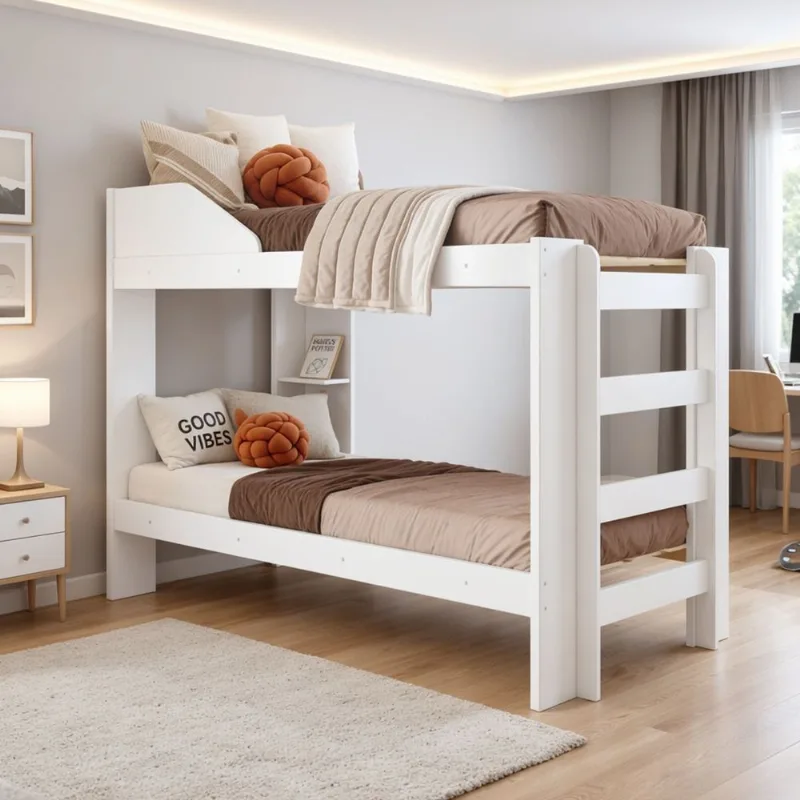 Beliche Solteiro Siena Espresso Móveis Branco Branco