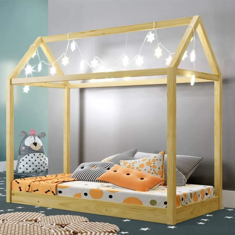 Mini Cama Montessoriana Tatá Rodmóveis Natural