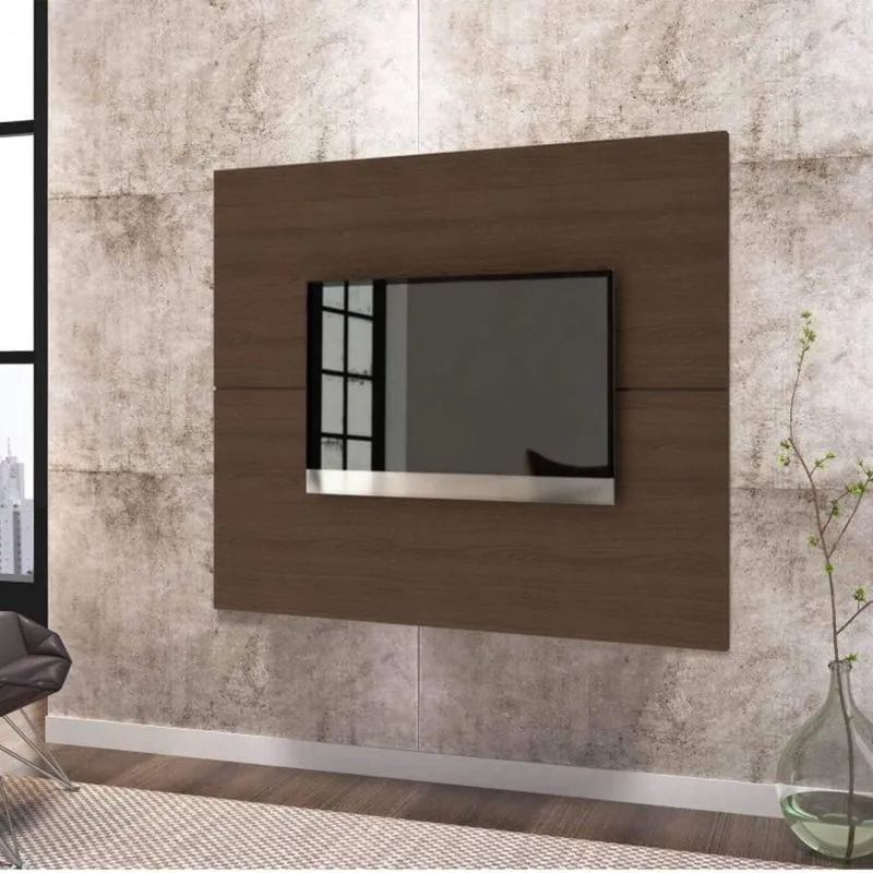 Painel para TV até 55 Polegadas Absolute Casa D Castanho