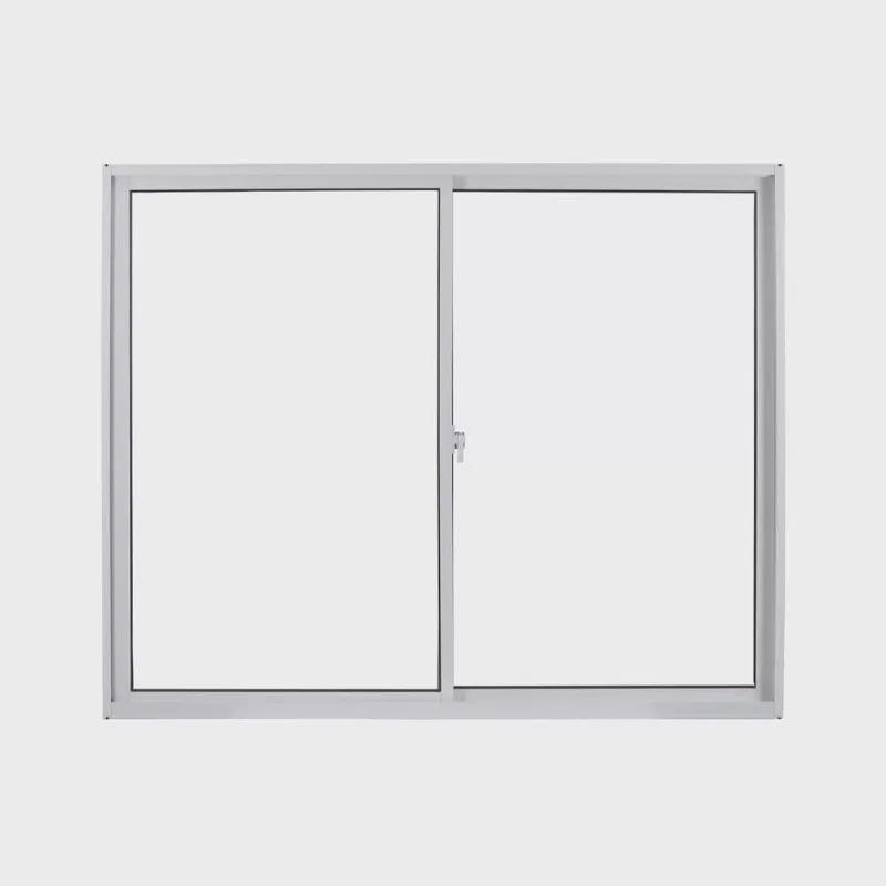Janela de Alumínio de Correr 100x120cm Vidro Liso Linha Soft mgm