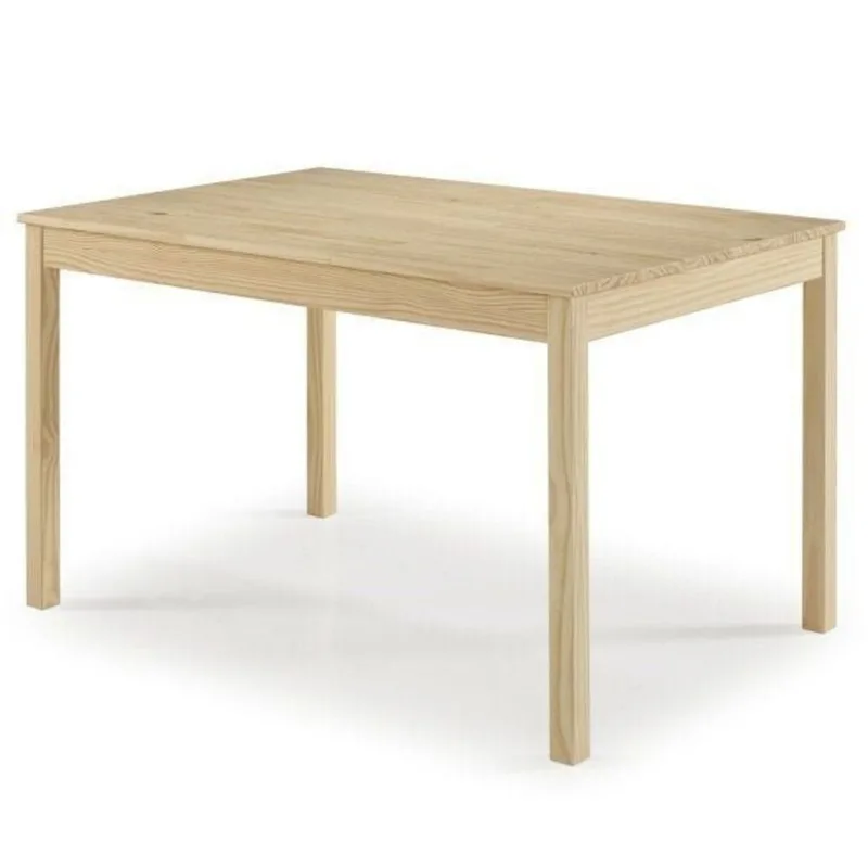 Mesa de Jantar 4 Lugares Madeira Maciça Mandacaru Yescasa Bege