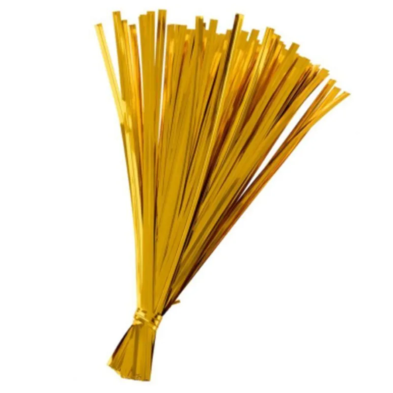 Lacre Fecho Dourado 7mmx30cm - 100 Un